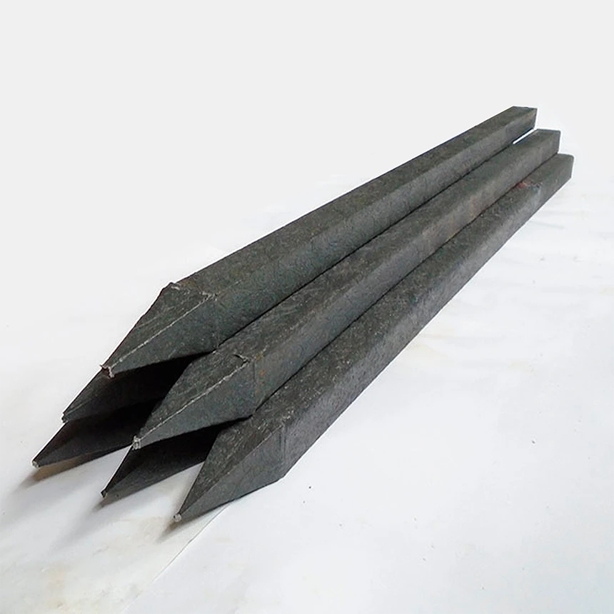 poste plástico con punta