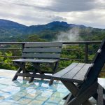 Banca de plástico reciclado.